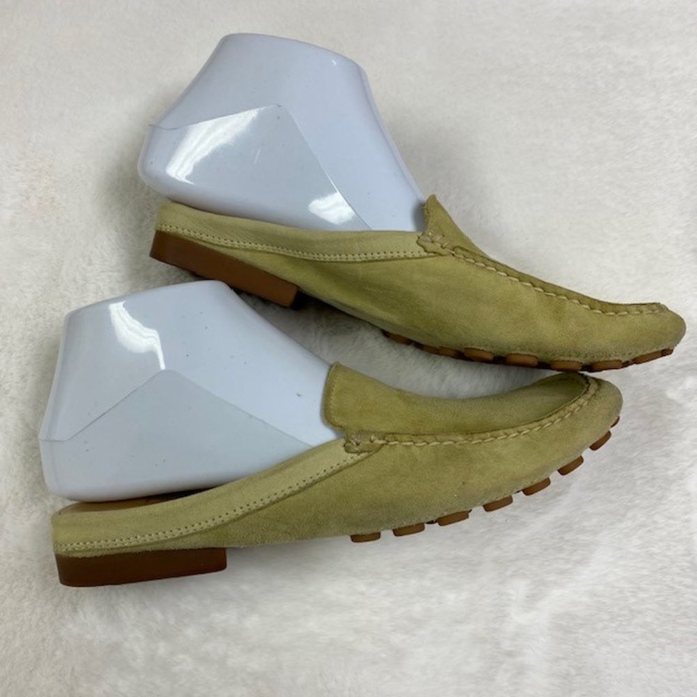 Fieramosca & Co Made In Italy Suede Mules Slides, size 7